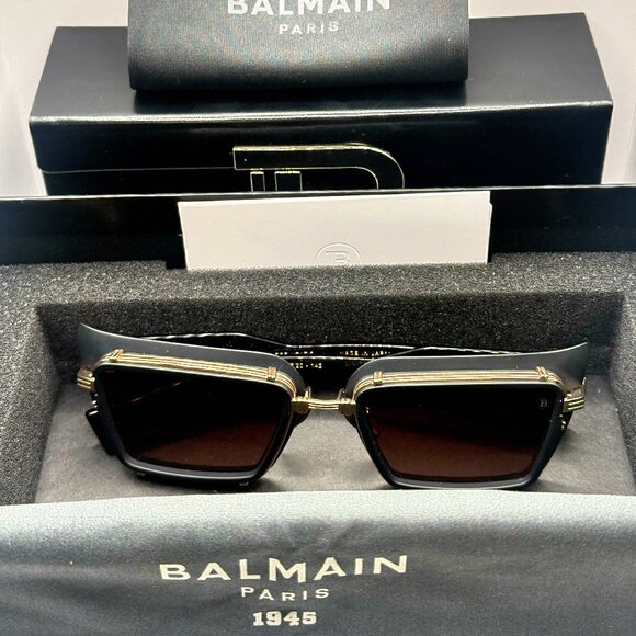 Balmain Admirable BPS-130D-52 — Black/Rose — Cat 3 — Titanium — Made in Japan main image 14